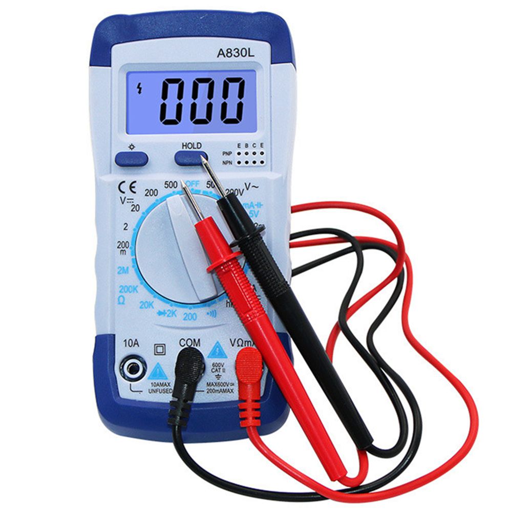 Digital Multi-meter Electrician Voltmeter Ammeter Ohm Tester