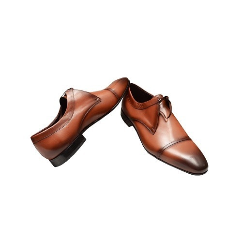 Single Lace Brown Leather Shoe
