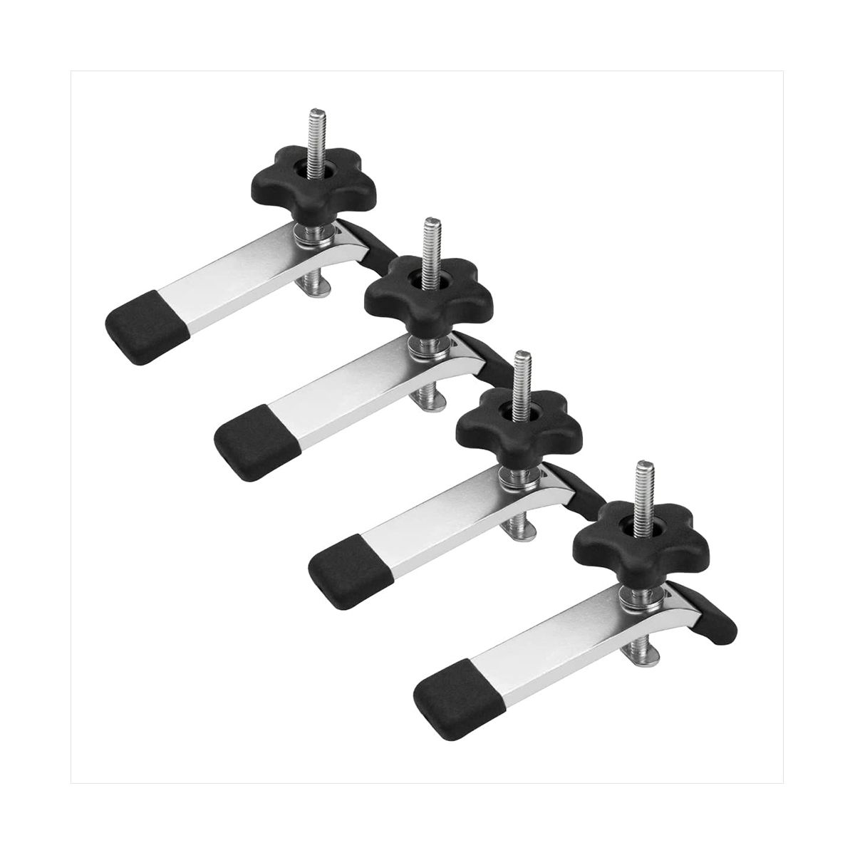 4 PCS T-Track Hold Down Clamp for Drill Presses CNC Table Saws Jigs Panels Vertical