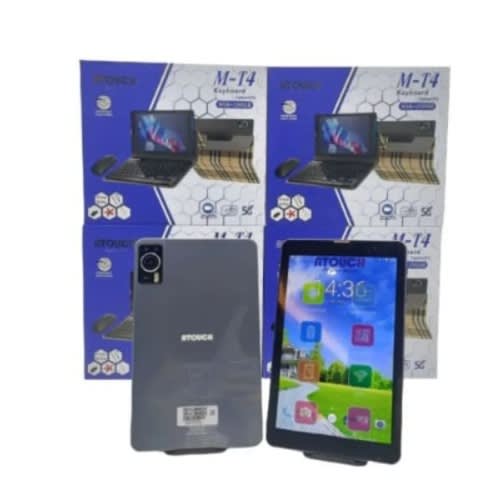 M-t4 Tablet Pc + Free Keyboard And Mouse - 8" - 256GB ROM - 8GB RAM - 5g Dual Sim - 4000mAh - Black
