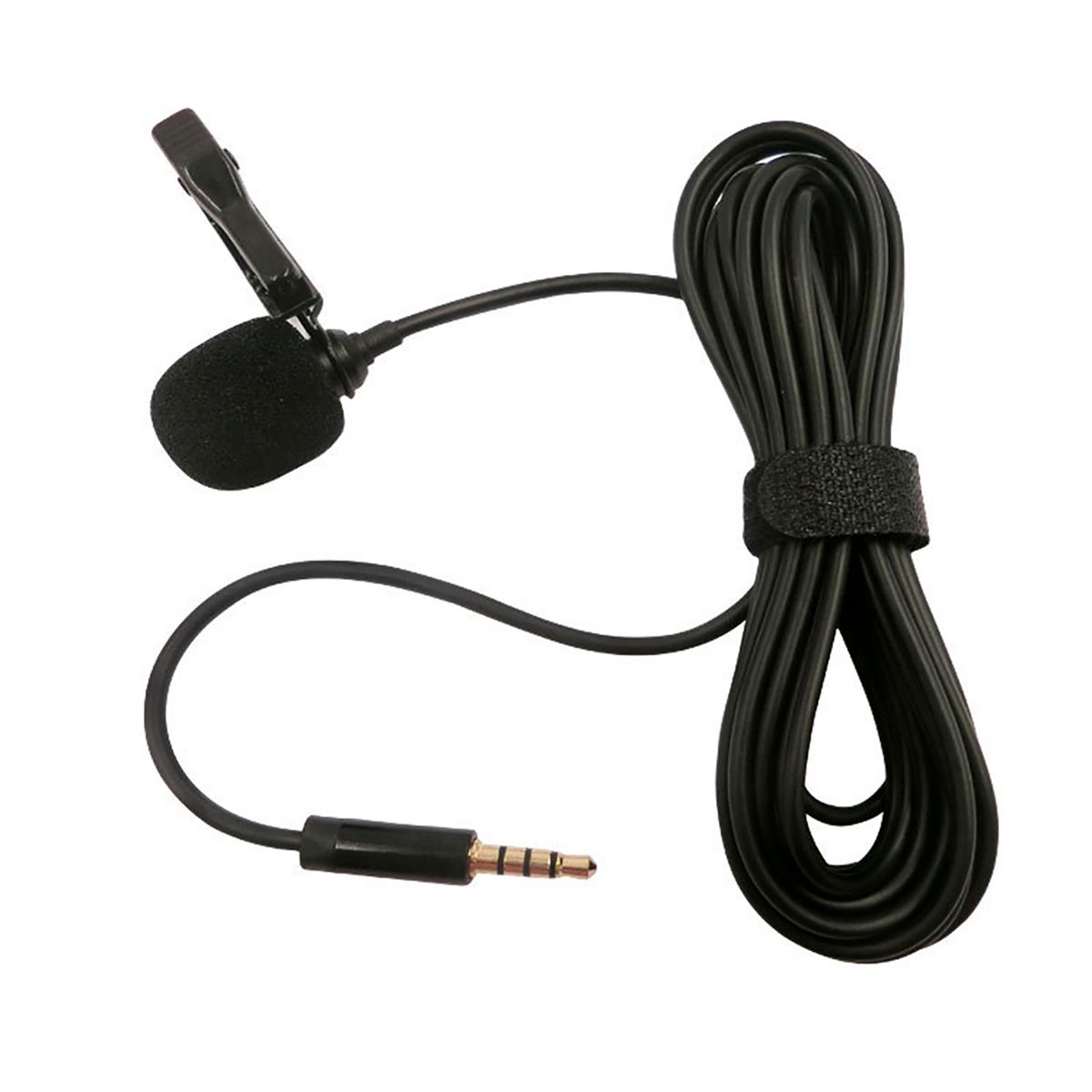 3.5mm Plug Mini Lavalier Lapel Microphone With Clip