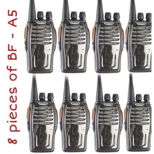 A5 Walkie Talkie Radio - 8 Pieces