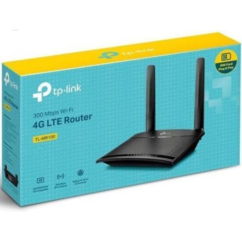 MR100 4G LTE  300MBPS SIM ROUTER-BLACK