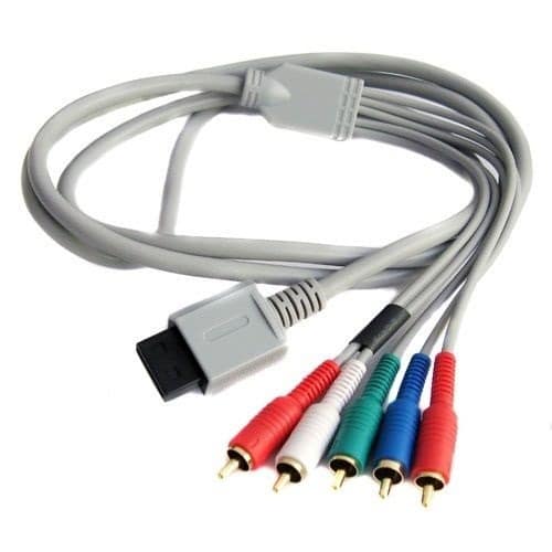1.8m Component 1080 P HDTV AV Audio Adapter Cable for Nintendo Wii, Nintendo Wii U console