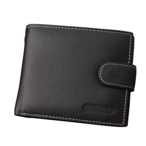 Men's Leather Wallet - Black