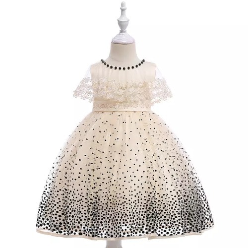 Girls Pokadot Party Dress