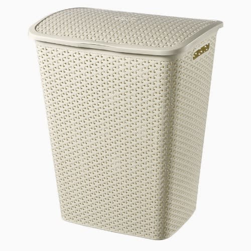 Laundry Basket - Vintage White - 55ltr