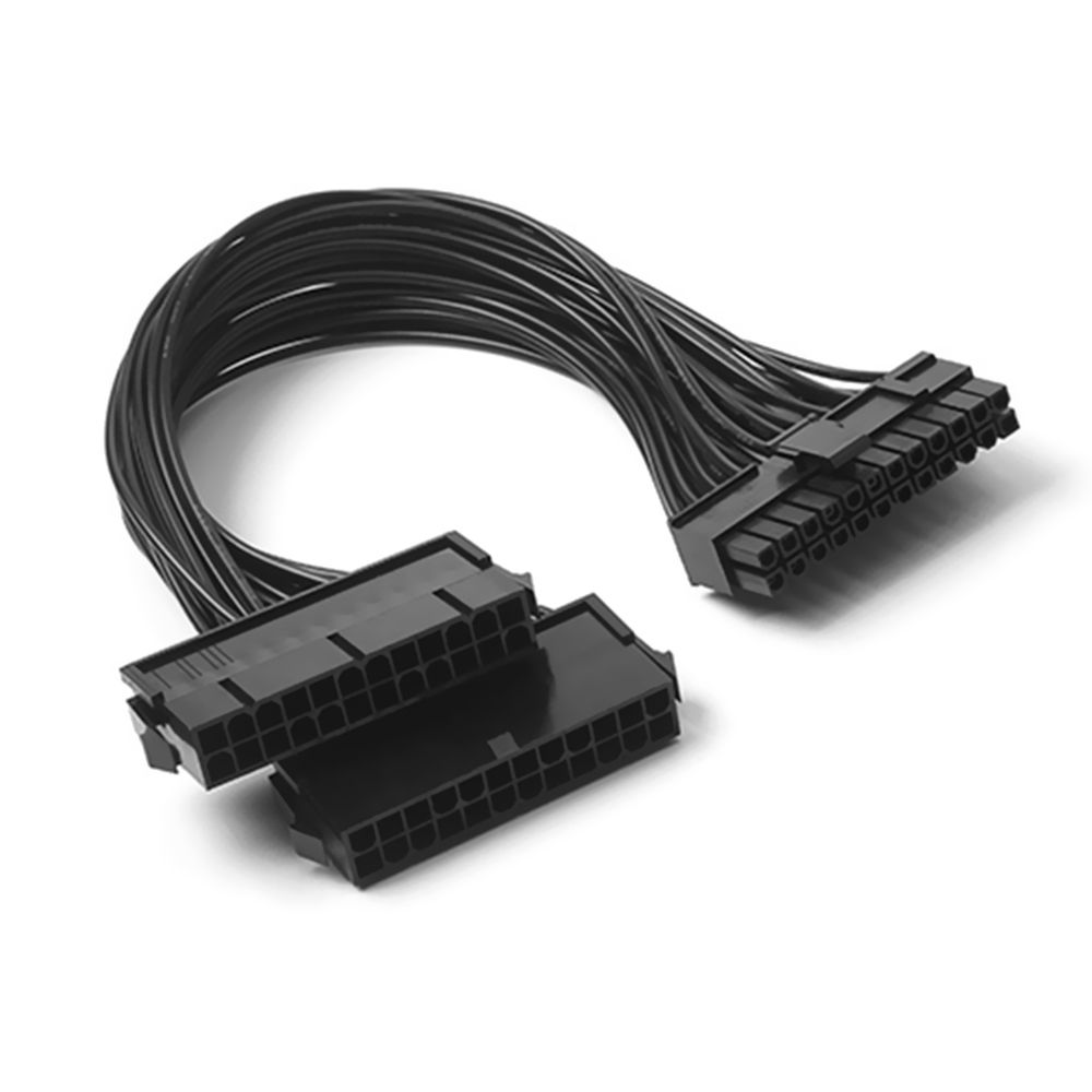 24Pin Dual Power Supply Adapter Cable 24 Pin Extension Cable