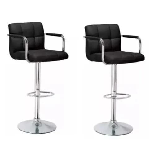Adjustable Swivel Bar Stools With Arm - 2