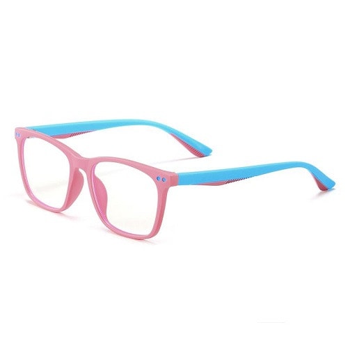 Blue Light Blocking Computer UV Glasses For Children - Anti Eyestrain - With Carry Case