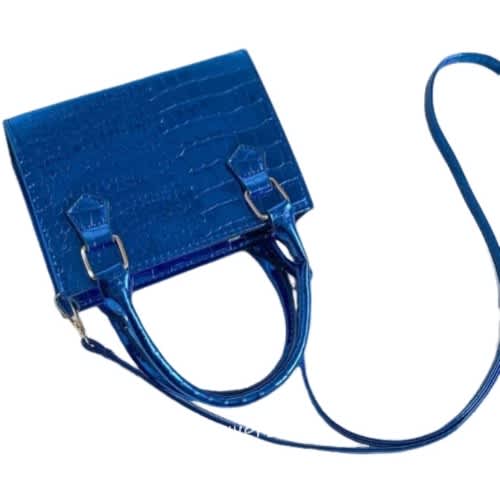 Square Bag - Solid Color - Blue