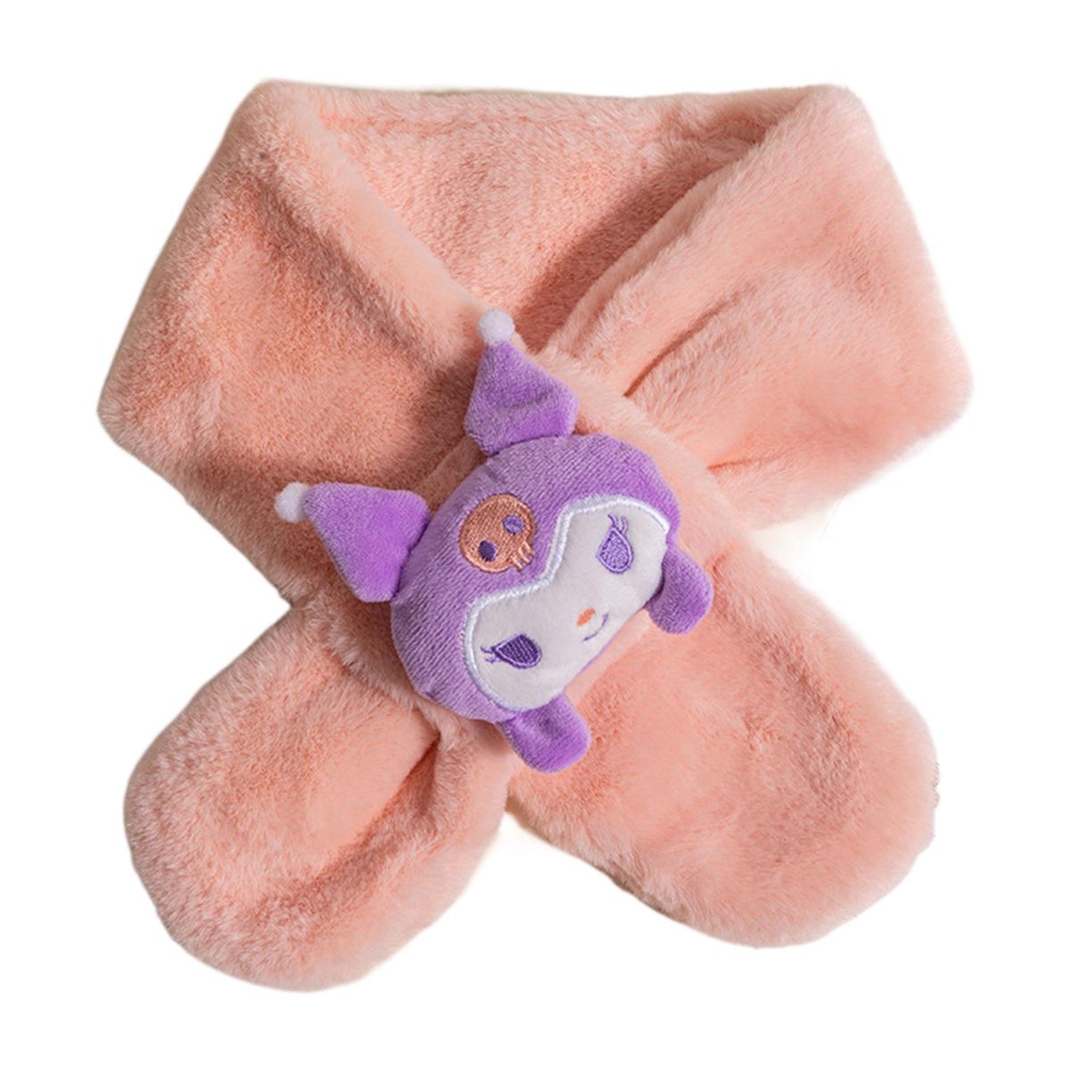 Neck Winter Scarf Washable Baby Kids Scarf Dark Pink