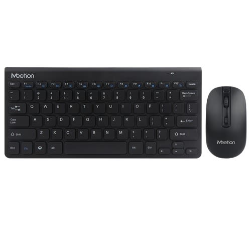 Meetion Mini Wireless Combo Keyboard  Mouse-4000