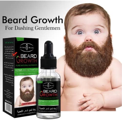 Beard Oil Mustache Hair Growth - 60ml