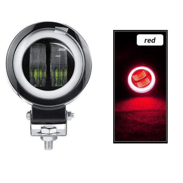 2pcs LED Warning Light Portable Spotlights