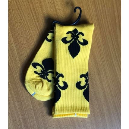 Yellow Cotton Punk Socks