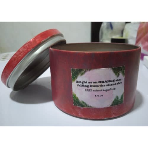 Sweet Orange Scented Jar Candle