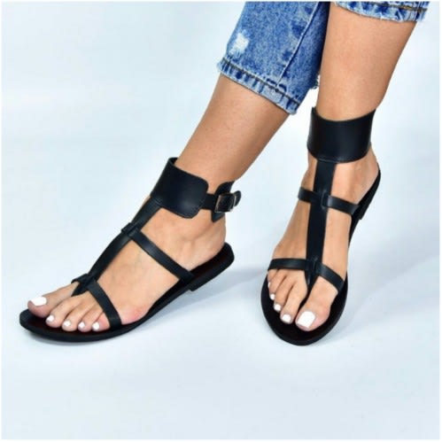 Women's Ankle Sandals - Black