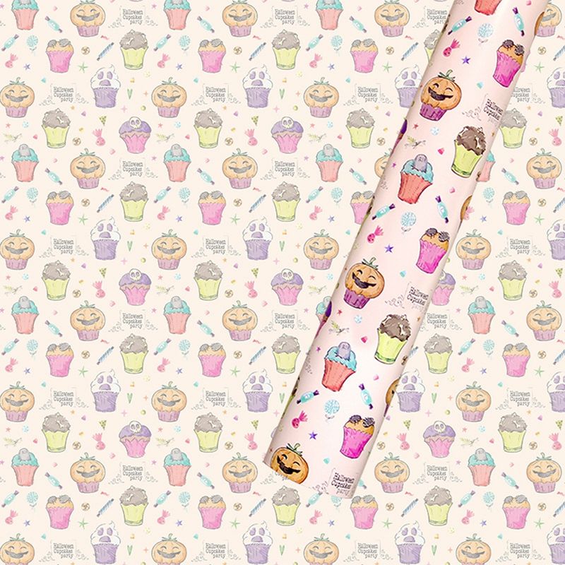 Riapawel Halloween Wrapping Paper