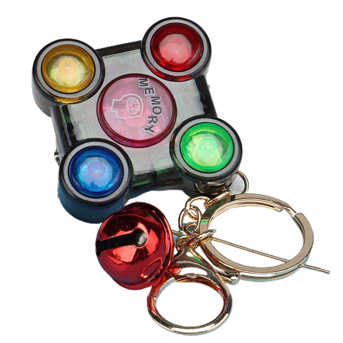 Keychain Ornament Children Puzzle Game Toy Clear Black