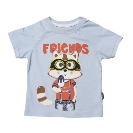 Cute Boys' T-shirt Sky Blue