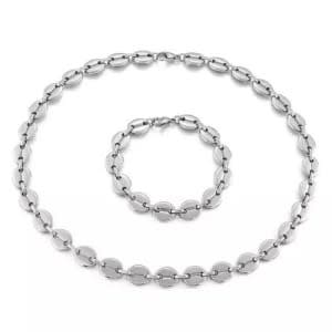 Butterfly Double Chain Stainless Steel Bracelet -Gold