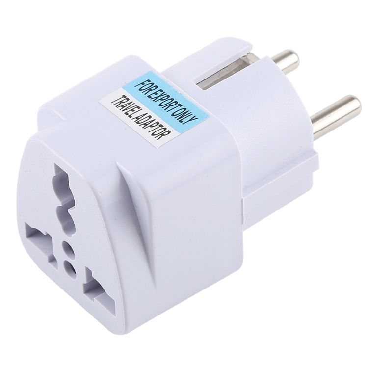 Portable Universal UK Plug To EU Plug Power Socket Travel Ch
