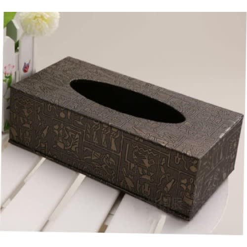 Tissue Box - Brown