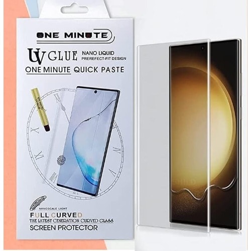 Uv Transparent Tempered Glue Screen Protector Glass For Samsung Galaxy S24 Ultra