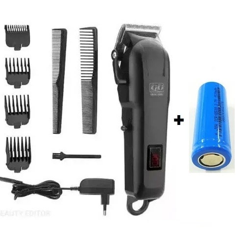 Rechargeable Clipper With Battery Indicator + Extra Battery - 2000mah