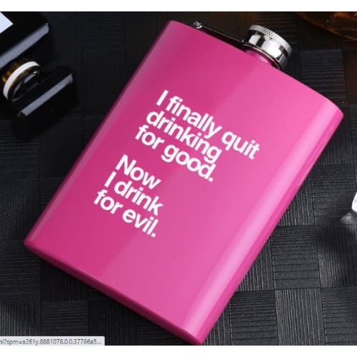 8oz Stainless Steel Whiskey Wine Alcohol Hip Flask