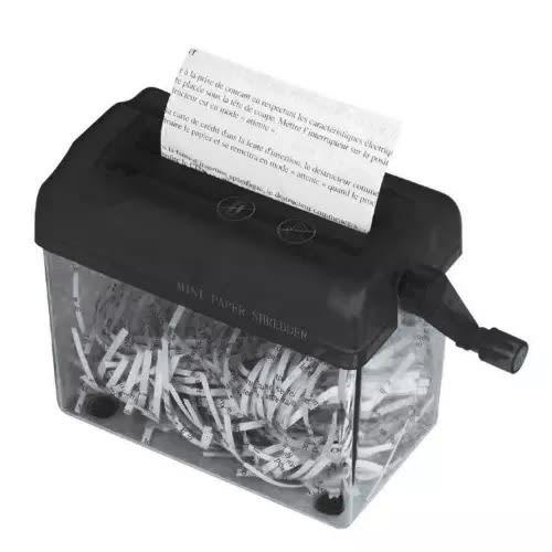 Desktop Manual Paper Shredder Machine