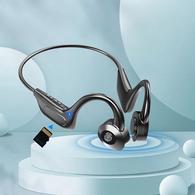 Bone Conduction Concept Headphones Wireless Bluetooth 5.1 Headset