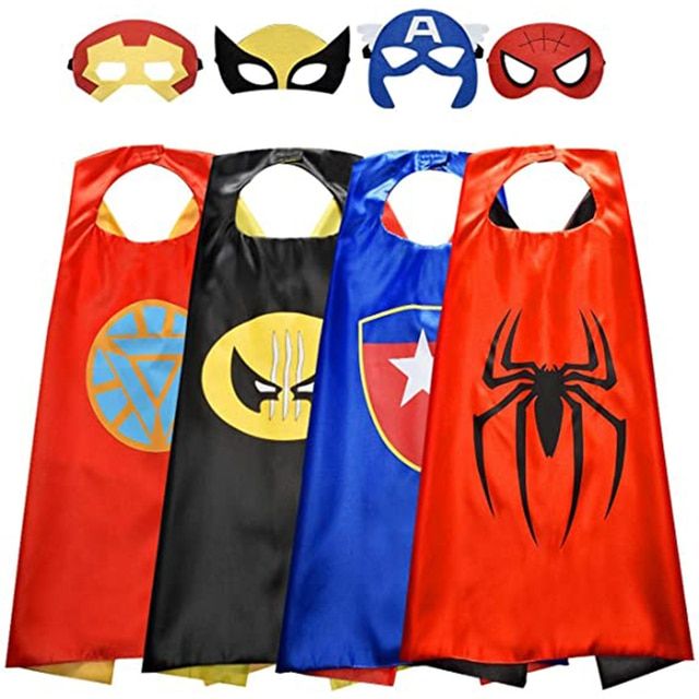 Super Hero Party Supplies Bracelets Mask Costumes Boys Birthday Party Gifts For Kids Party Supplies Favors Super Hero Gift 8pcs Set