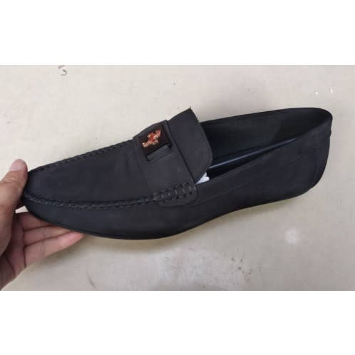 Men's Suede Casual Shoe - Black