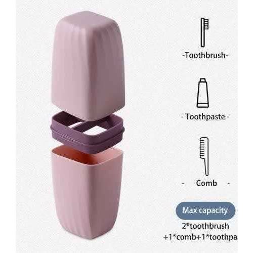 Toothpaste And Brush Travel Case Holder