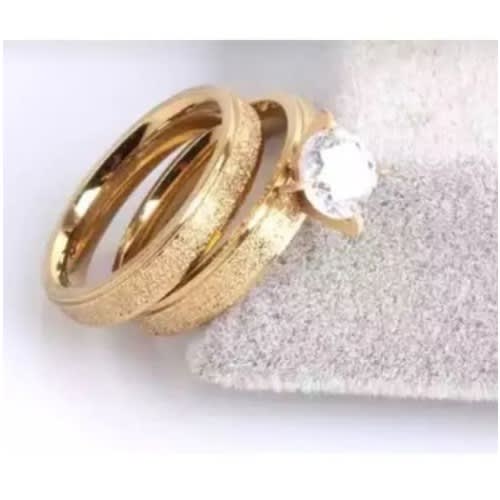 Wedding Ring - Pair For Couple - Gold