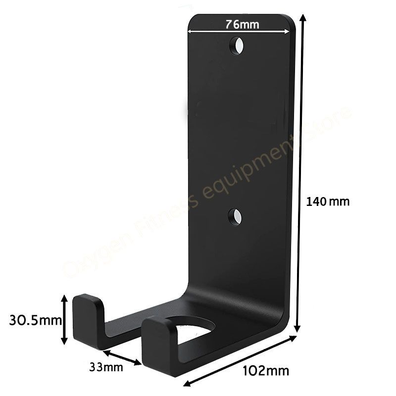 Wall Mounted Hanging Bar Holder Single Double Barbell Storage Gym Or Home Space-1