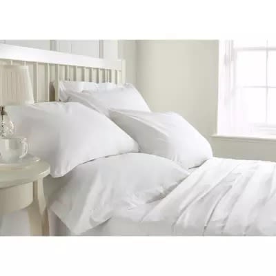 Clean White Duvet + Bedsheet