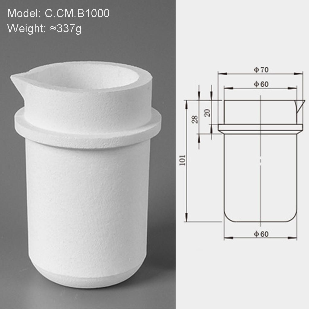 Melting Crucible Pot Cup Gold  Copper