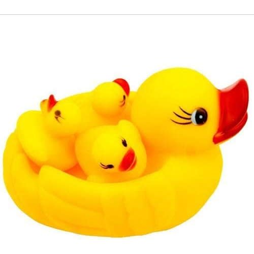 Rubber Ducks Baby Bathing Toy - Mother And Ducks