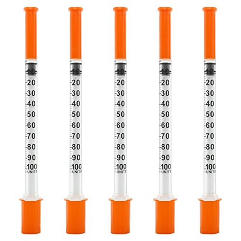 Insnlin Syringe with Needle 30G 1Ml/Cc 1/2-Inch (13Mm)