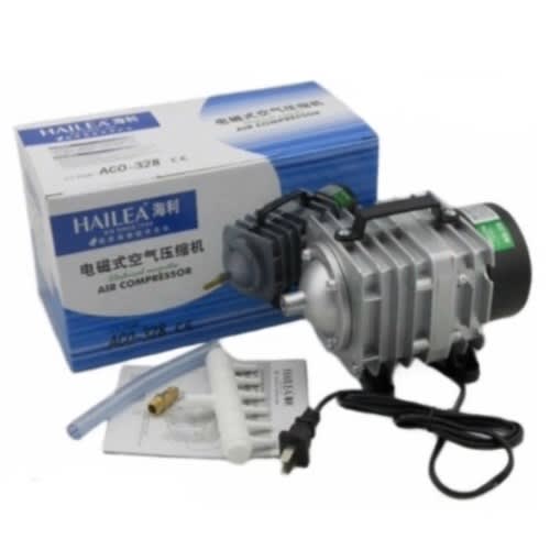 Air Compressor-Pump For Catfish Pond And Multipurpose plus air dividers - Hailea Aco 328