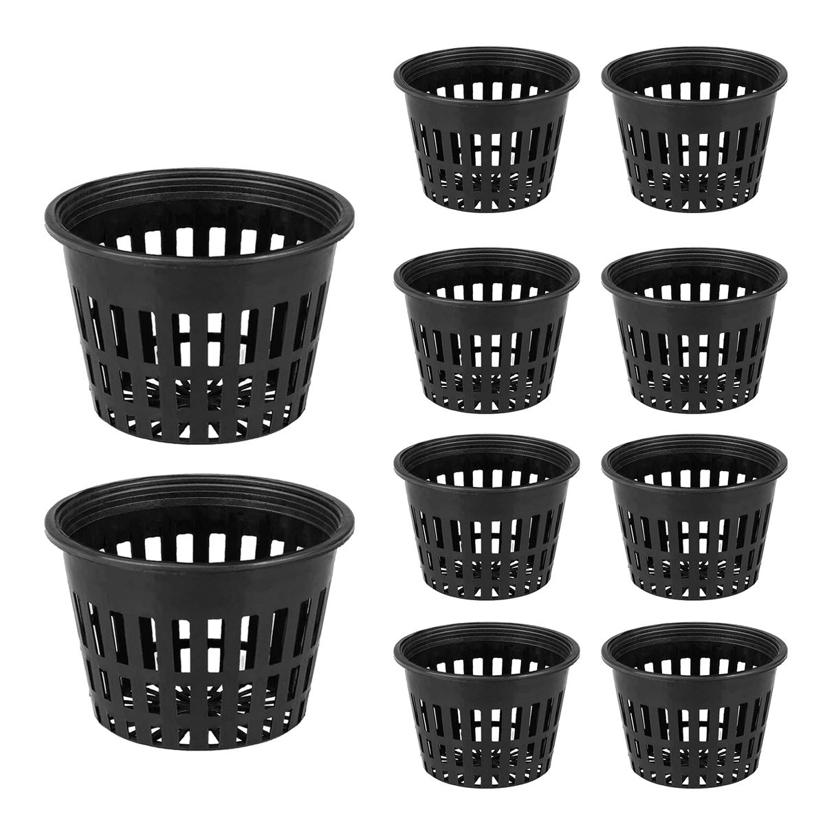 10 PCS Garden Slotted Mesh Net Cups 3 Inch Hydroponic