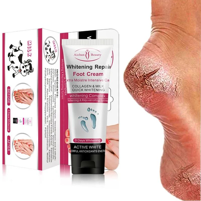 Foot Care Collagen & Milk Whitening Scrub Cream