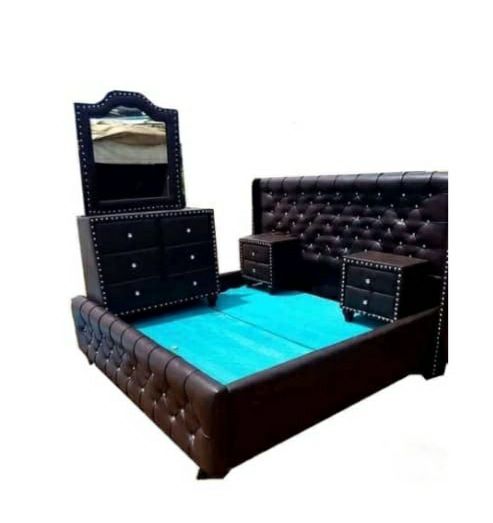 Padded Bed With Impression And Dresser(Lagos Only)