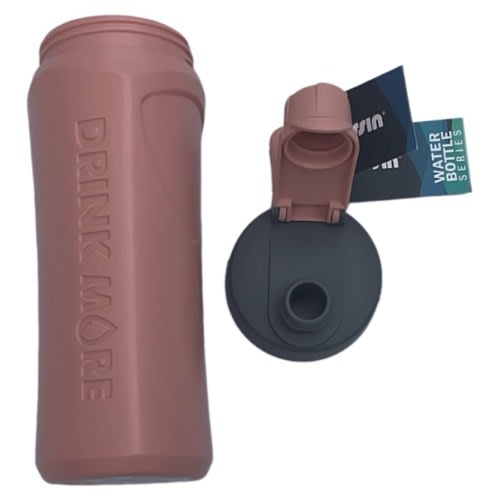 Kids Drink More Water Bottle - 750ml - Peach