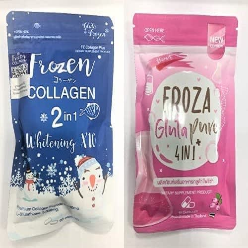 Frozen Collagen + Froza Gluta Pure - 2 In 1