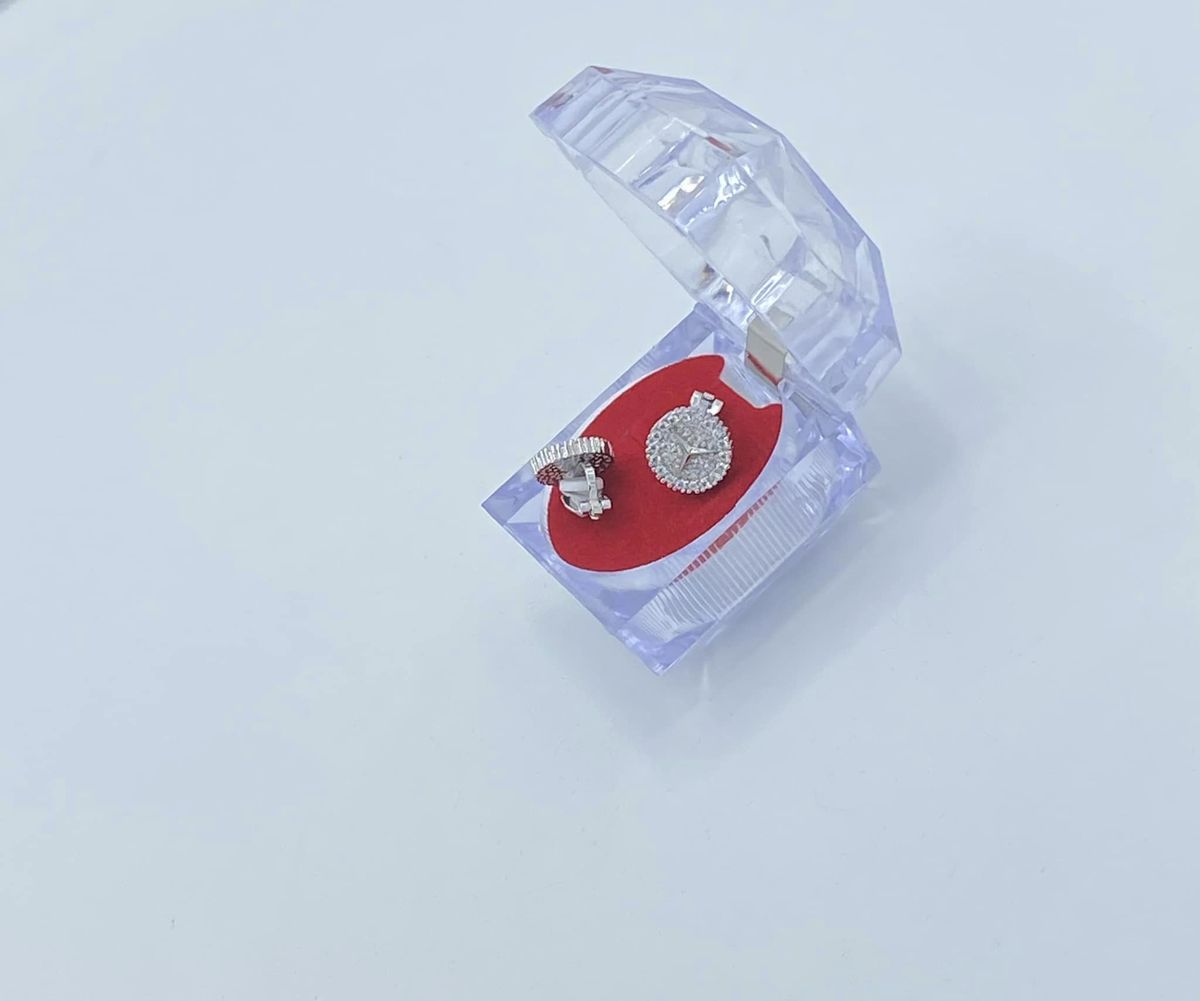 Unique Magnetic Iced Men's Punk Earrings