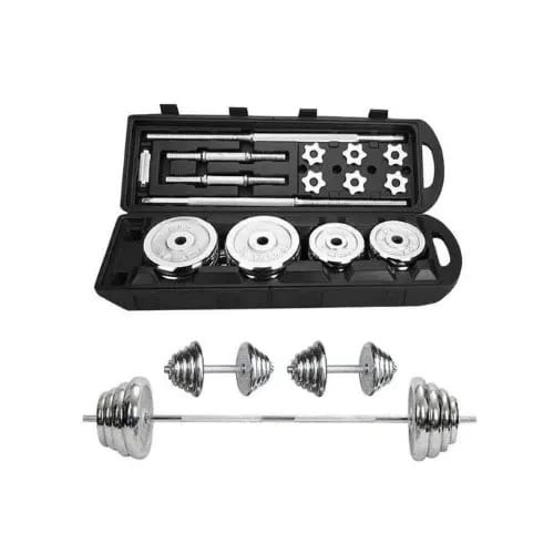 Adjustable Cast Iron Barbell With Dumbbells -50kg